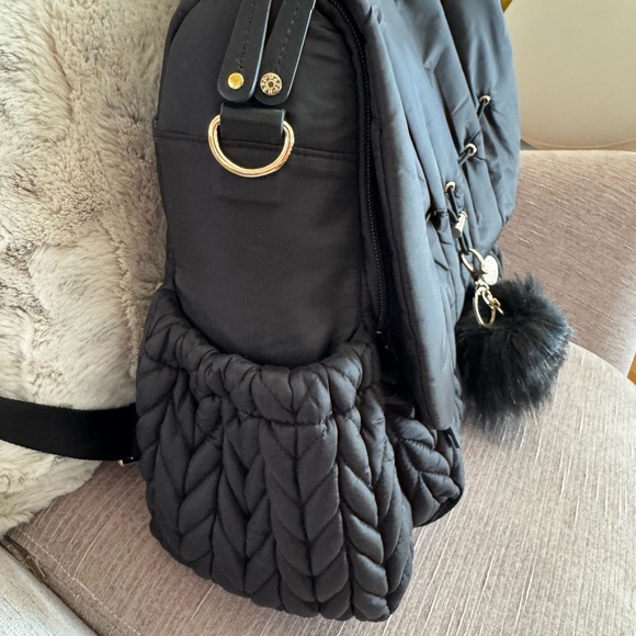 HAPP Brand Levy Backpack Baby Diaper Bag Black 17"L, 6"W x 12"H - Picture 5 of 16